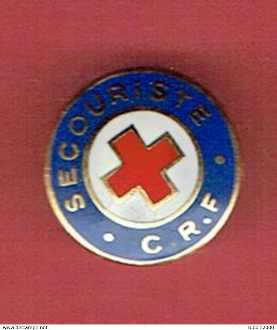 INSIGNE EMAILLE CROIX ROUGE FRANCAISE SECOURISTE FABRICANT AUBERT - Services Médicaux