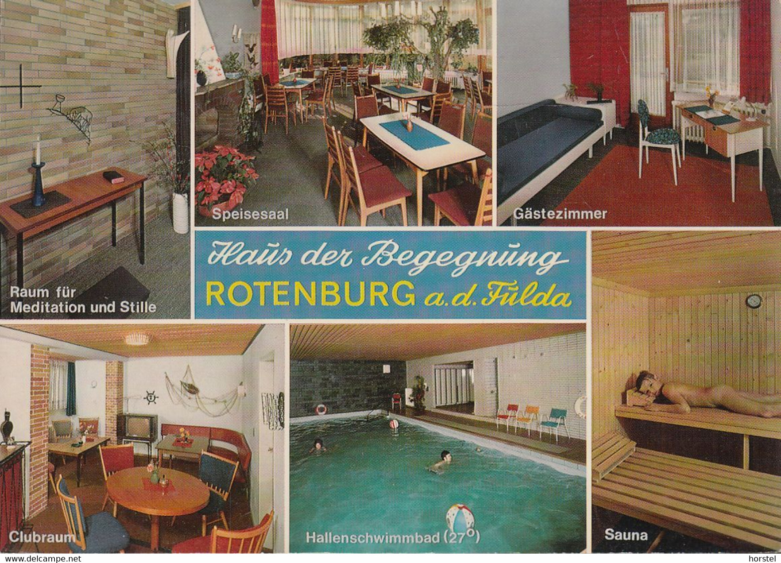 D-36199 Rotenburg A. D. Fulda - Haus Der Begegnung - Schwimmbad - Sauna - Nice Stamp - Rotenburg