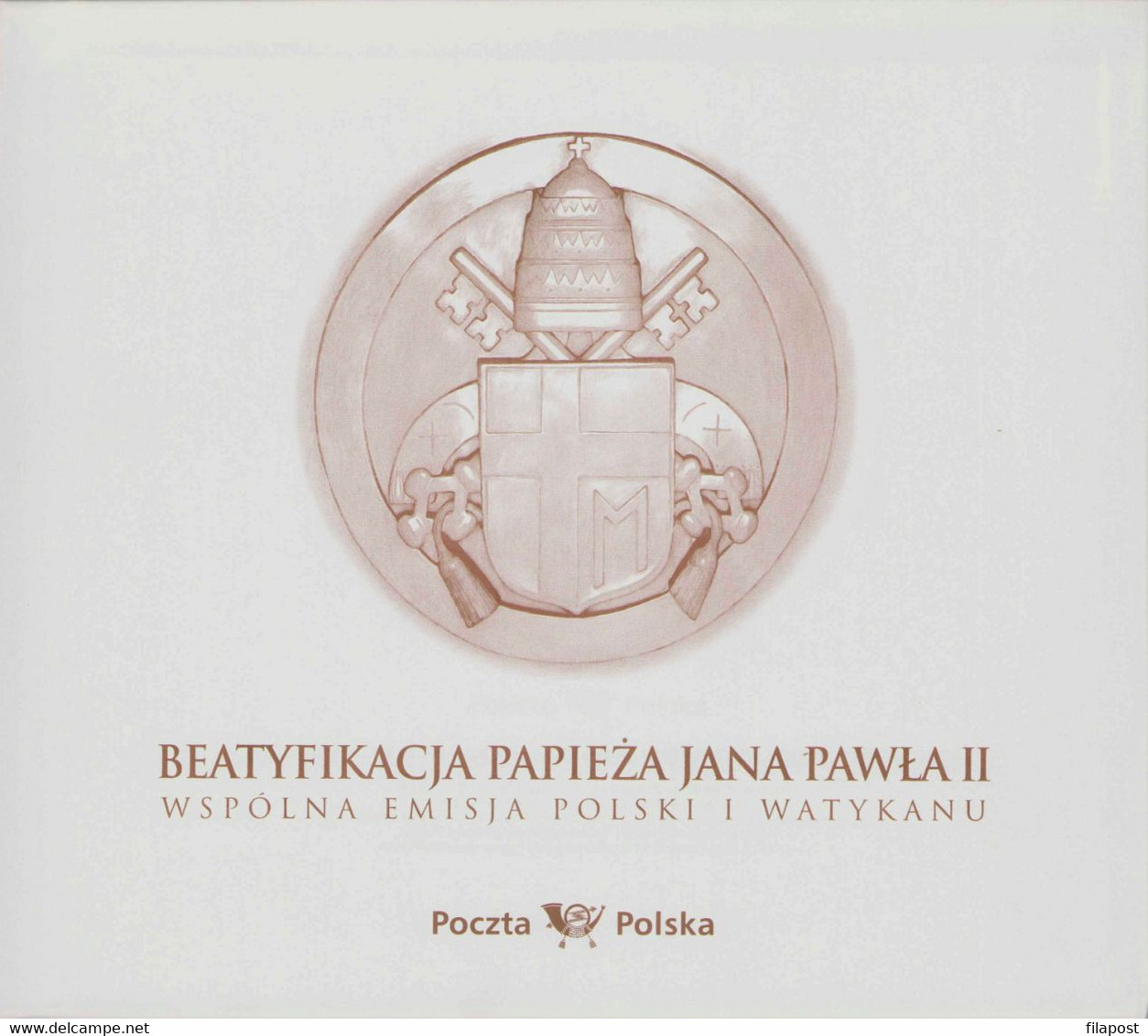 POLAND 2011 Souvenir Booklet / Beatification Of John Paul II Pope - Common Issue With Vatican / FDC + Block MNH** F - Libretti