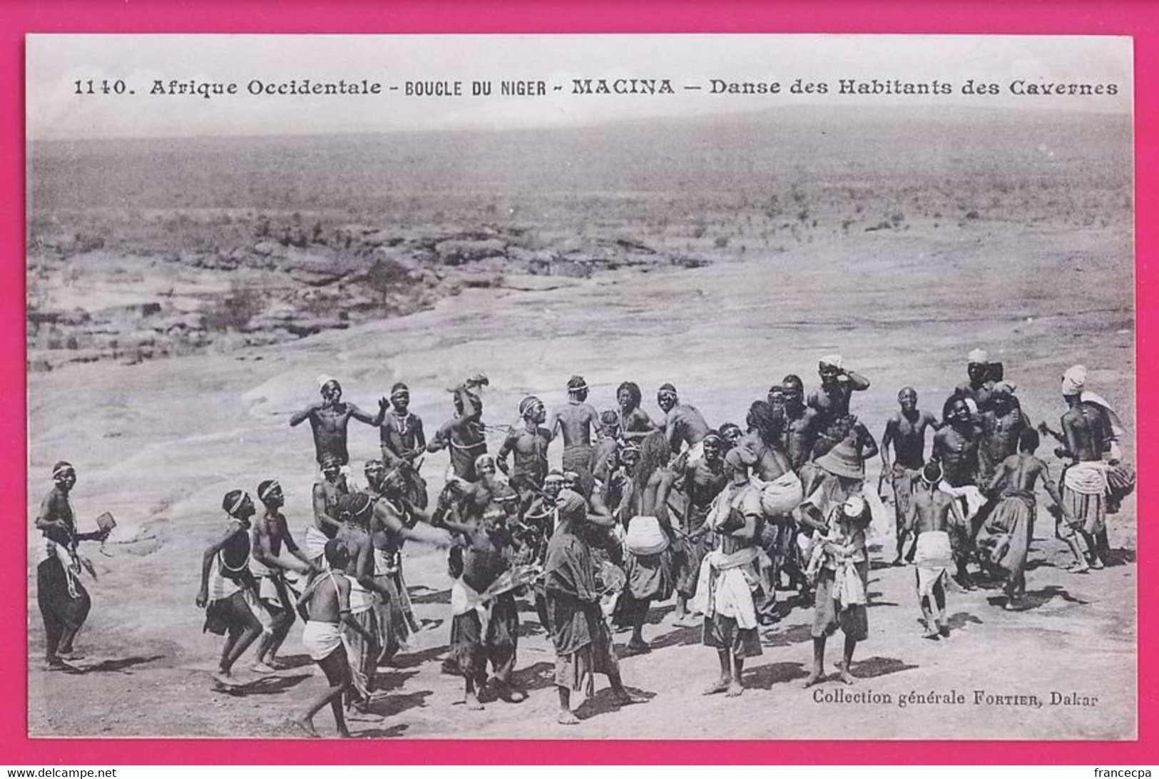 228 - AFRIQUE -  SOUDAN - Boucle Du Niger  MACINA  Danse Des Habitants Des Cavernes - Soudan