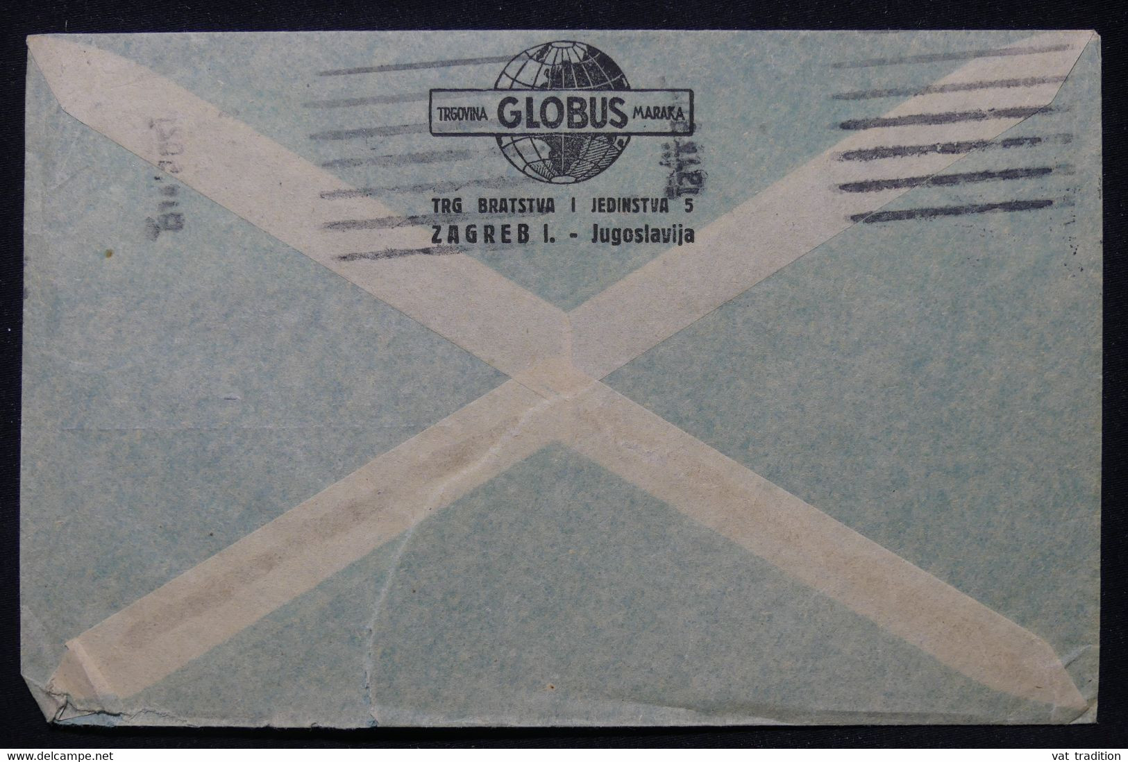YOUGOSLAVIE - Enveloppe Commerciale De Zagreb Pour L 'Allemagne En 1950, Affranchissement Surchargés - L 92500 - Covers & Documents