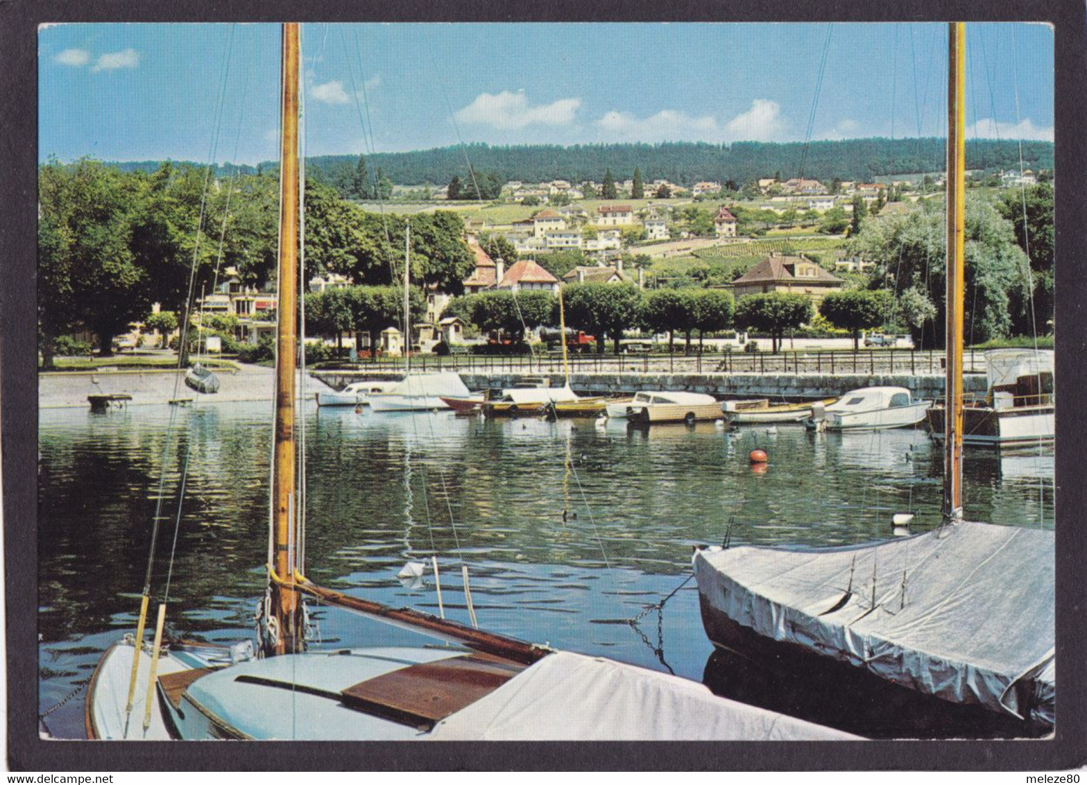 Suisse  AUVERNIER  Le Port   Vers 1960 - Auvernier