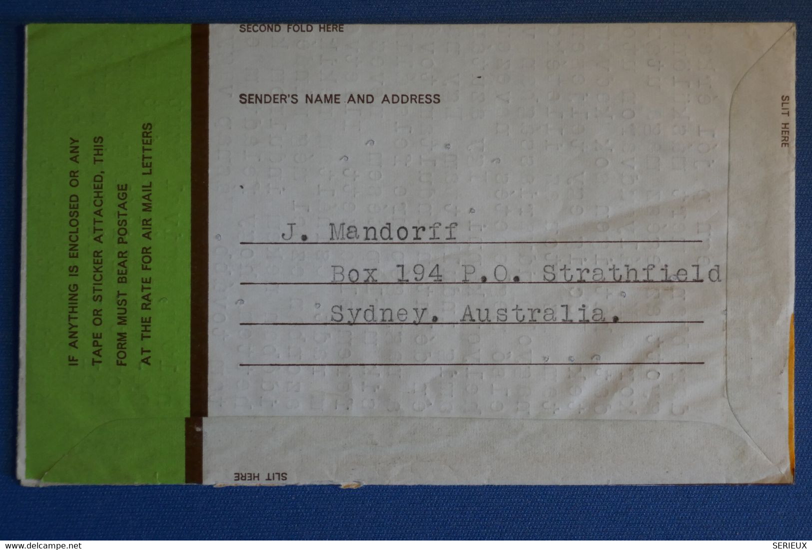 M19 AUSTRALIE BELLE LETTRE AEROGRAMME 1966 SYDNEY POUR CEGLED HONGRIE + AFFRANCHISSEMENT PLAISANT - Brieven En Documenten