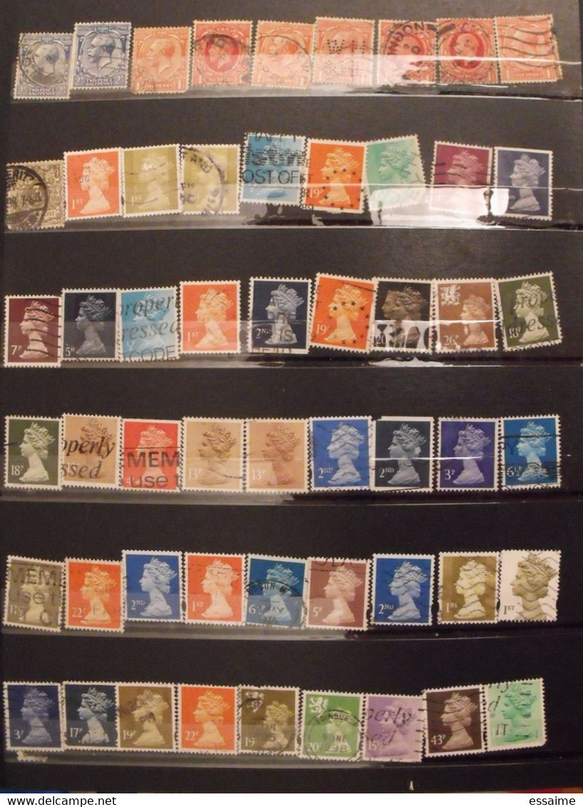 Grande-Bretagne Royaume-Uni england great britain. collection de 1800  timbres