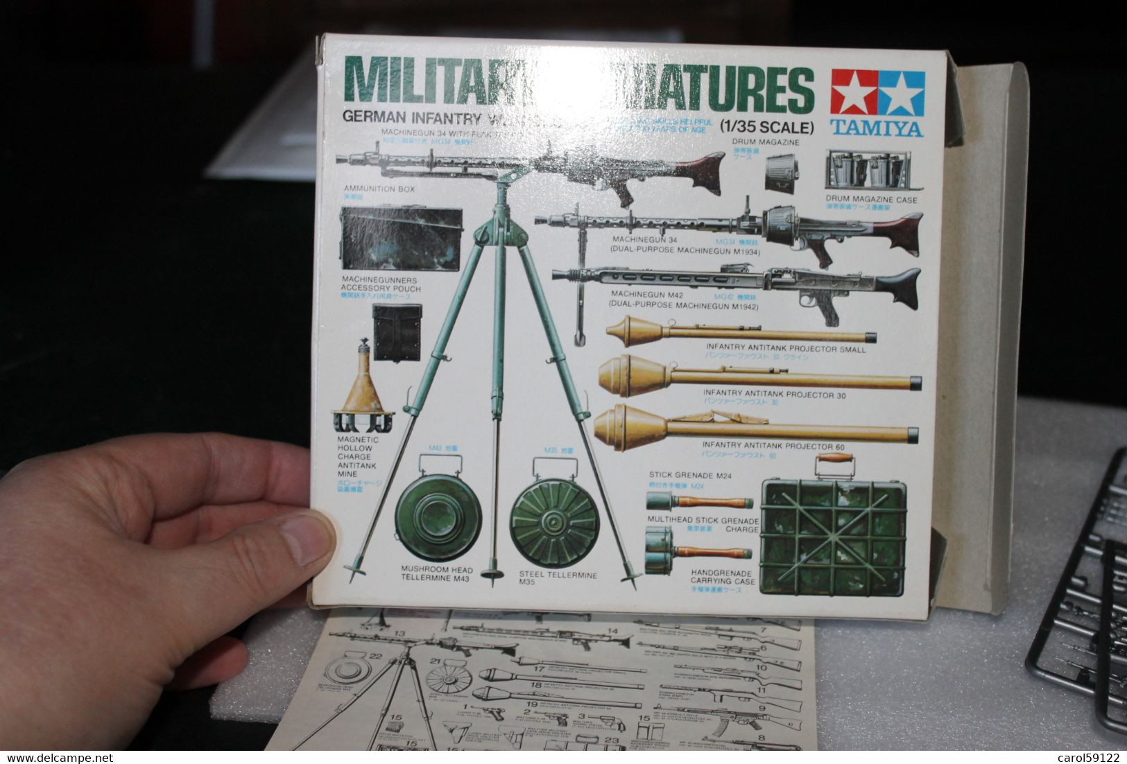 Tamiya Military Miniatures German Infantry Weapons Set - Vehicles