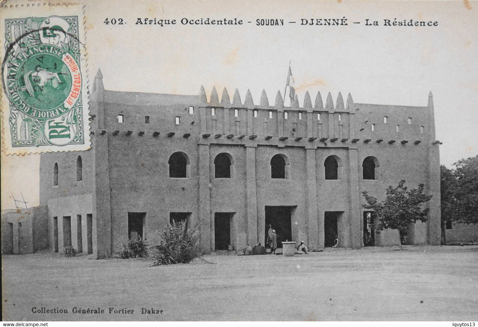 CPA - Afrique > Soudan > DJENNE La Résidence Daté 1911 - Collection FORTIER Photo Dakar - TBE - Soudan