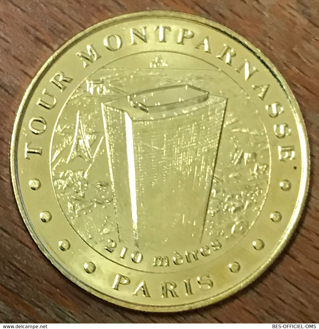 75015 PARIS TOUR MONTPARNASSE MDP 2019 MÉDAILLE SOUVENIR MONNAIE DE PARIS JETON TOURISTIQUE MEDALS COINS TOKENS - 2019