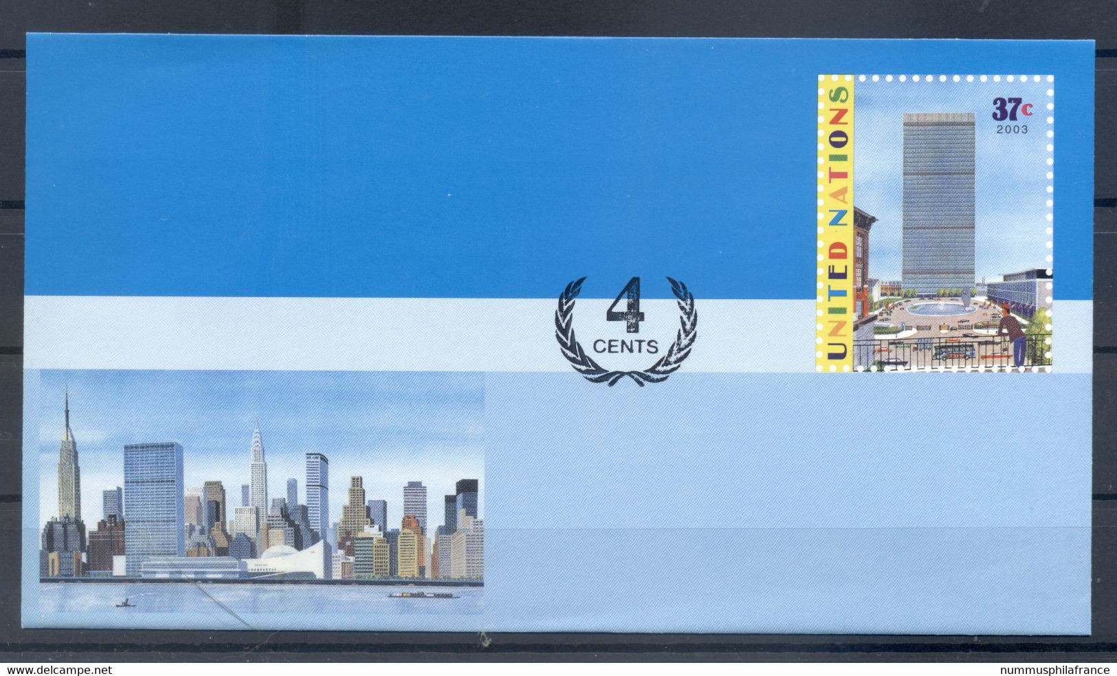 Nations Unies New York  2007 - Entier Postal 41 Centimes - Cartas & Documentos