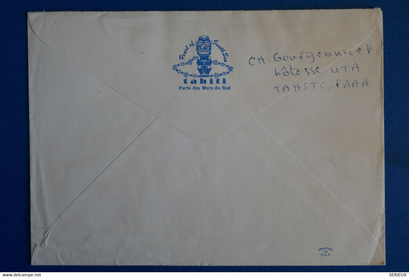 M22 POLYNESIE BELLE LETTRE POSTE AERIENNE 1967 PAPEETE POUR PUY DE DOME FRANCE + AFFRANCHISSEMENT PLAISANT - Lettres & Documents