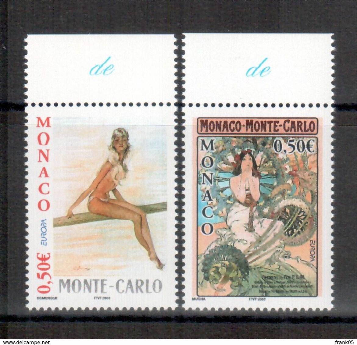 Monaco 2003 Satz/set EUROPA ** - 2003