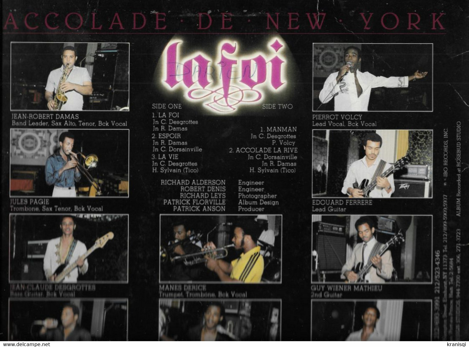 Vinyle 33 T ,      Accolade De New York ‎– La Foi - Religion & Gospel