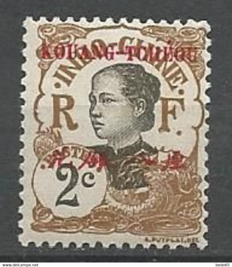 KOUANG-TCHEOU N° 19 NEUF* TRACE DE CHARNIERE / MH - Unused Stamps