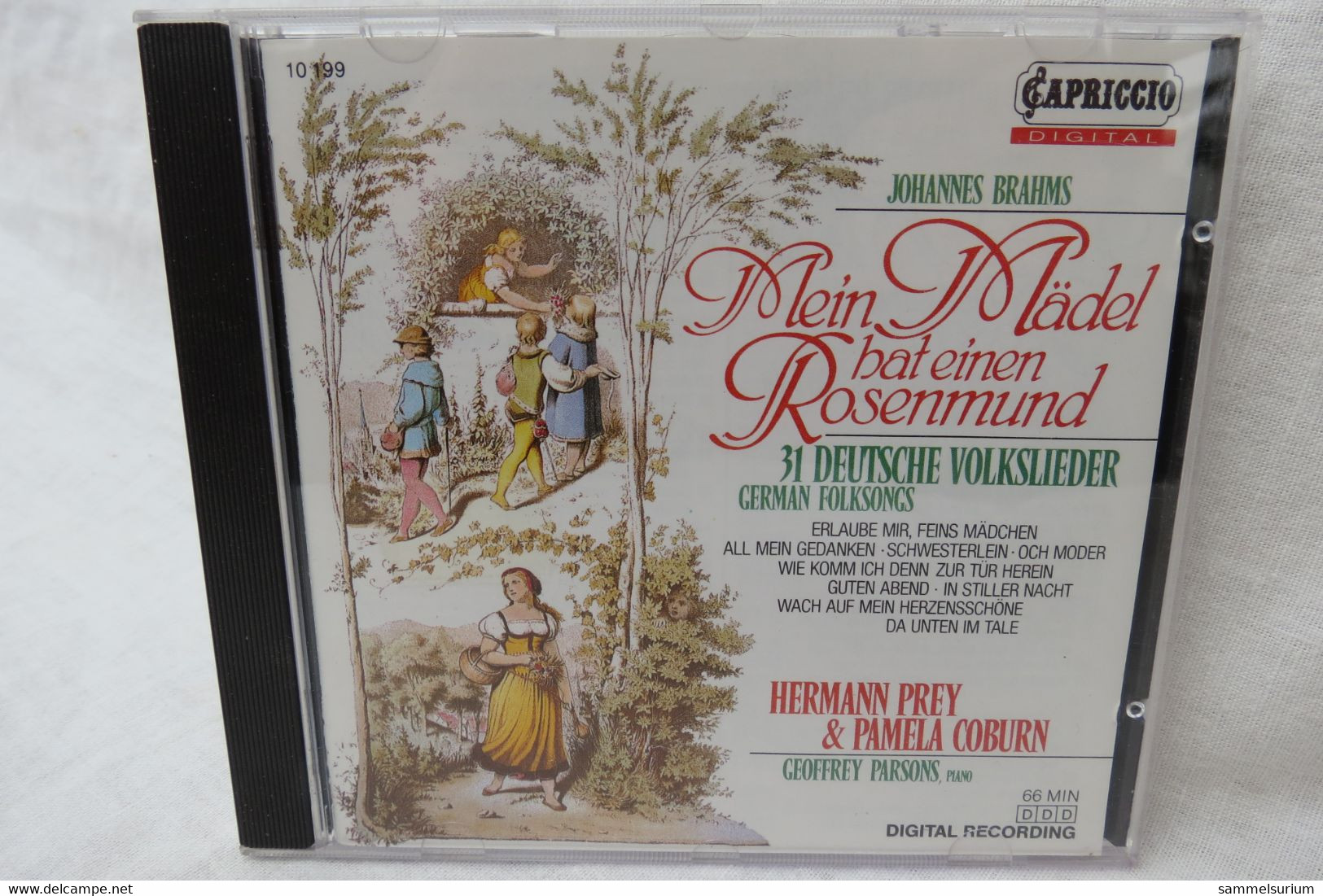 CD "Johannes Brahms" Mein Mädel Hat Einen Rosenmund, 31 Deutsche Volkslieder - Other - German Music