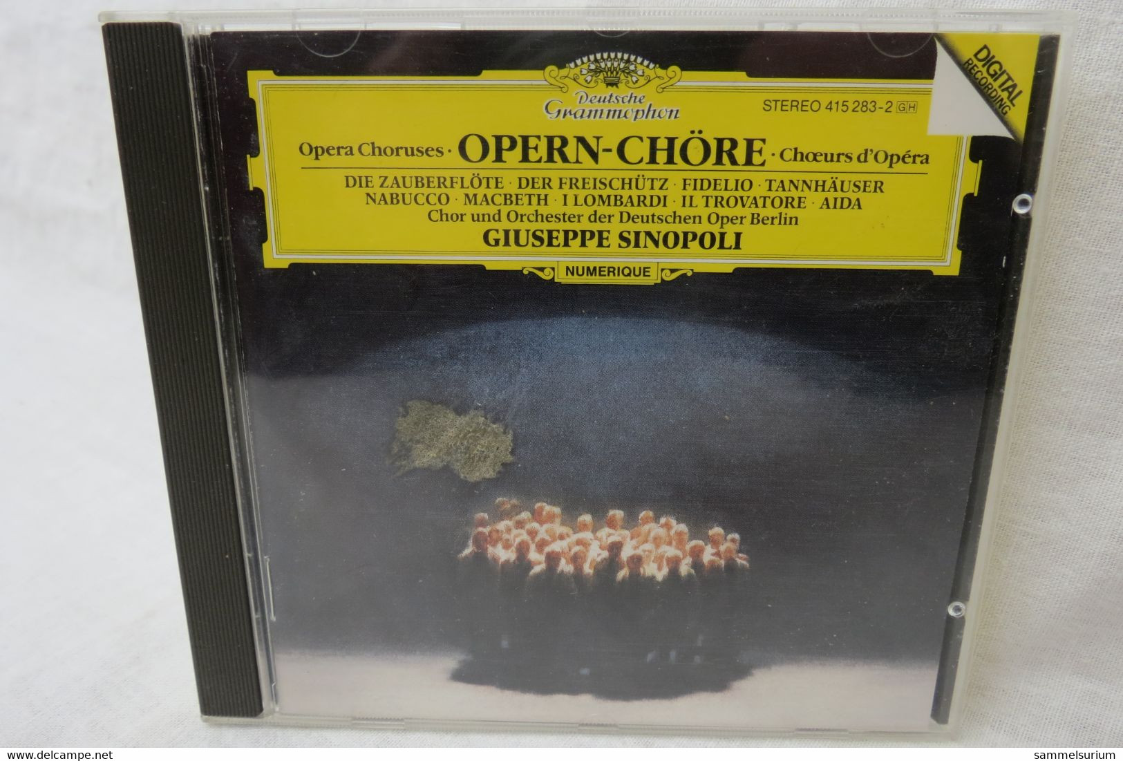 CD "Opern-Chöre" Mozart, Weber, Beethoven Giuseppe Sinopoli, Deutsche Grammophon - Opera