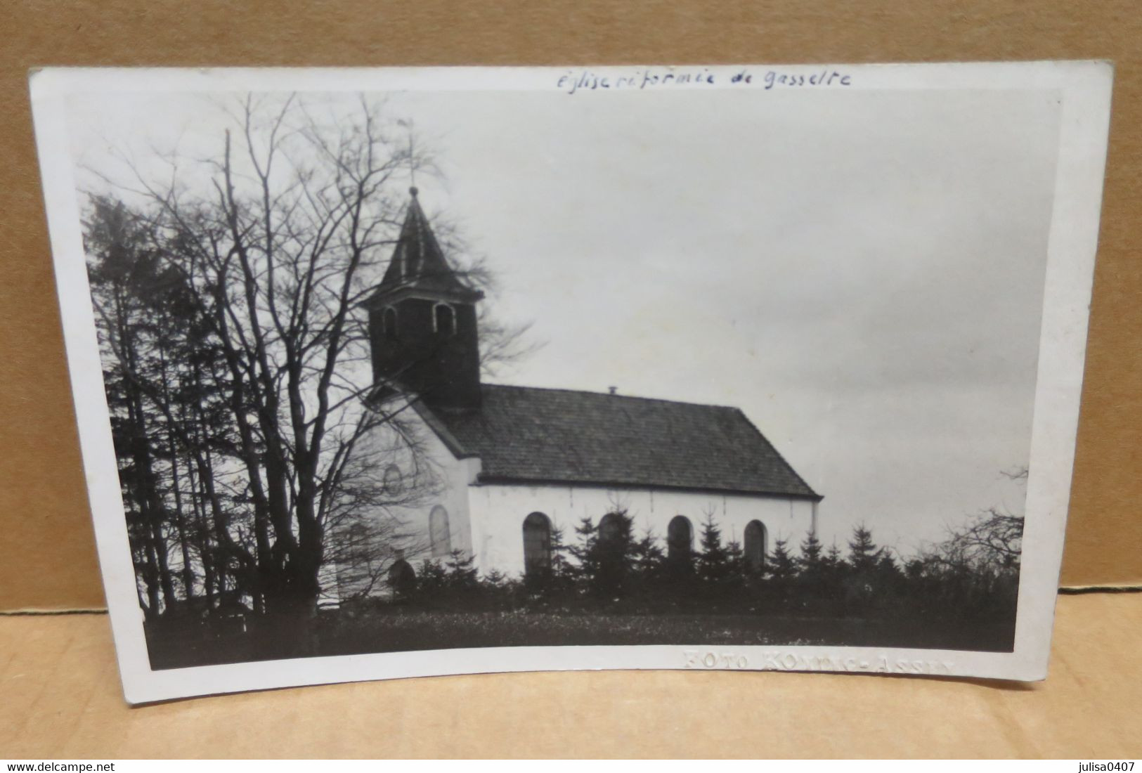 GASSELTE (Pays Bas) Carte Photo église Réformée - Andere & Zonder Classificatie