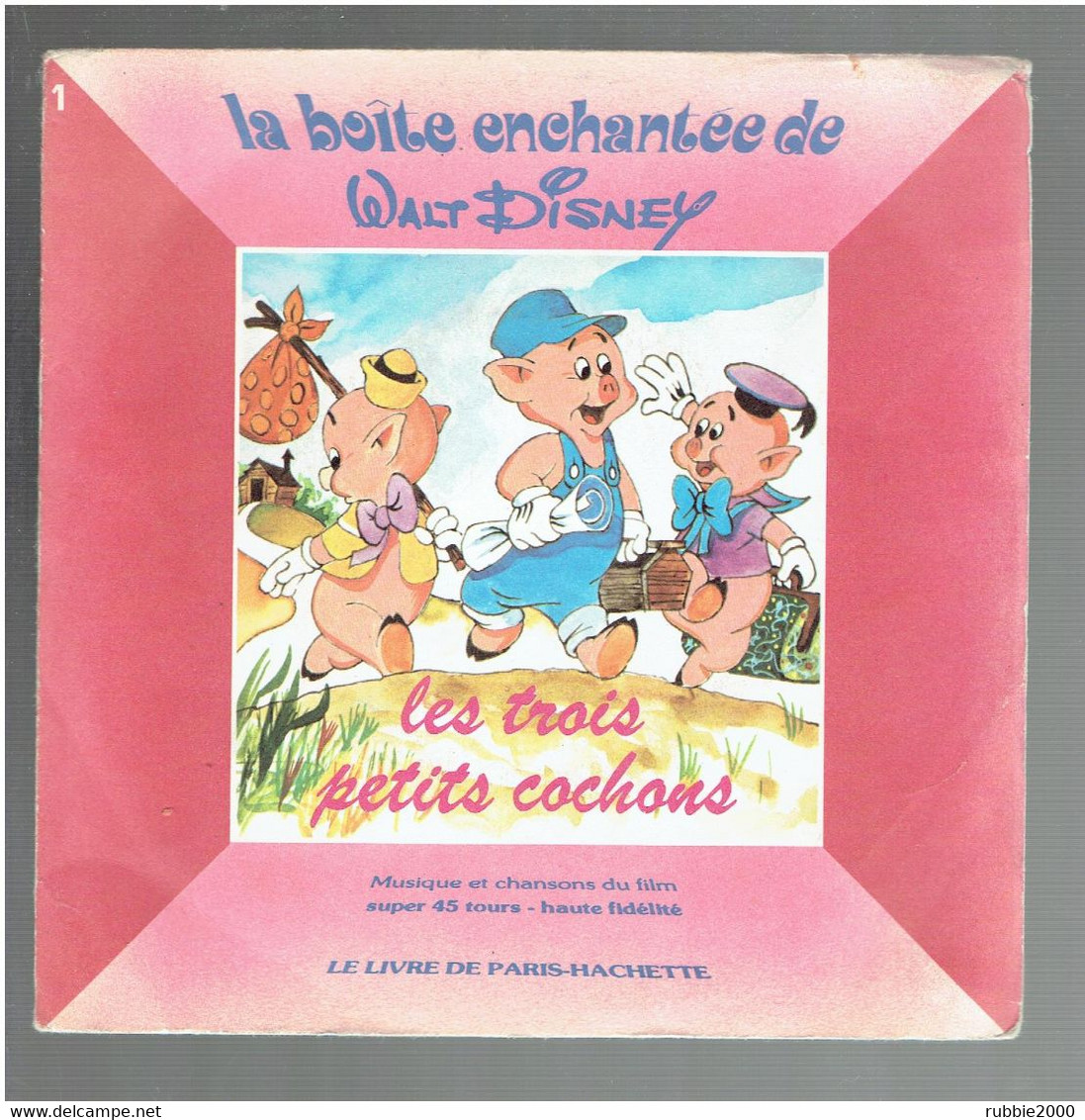 LES TROIS PETITS COCHONS WALT DISNEY QUI CRAINT LE GRAND MECHANT LOUP ? - Enfants