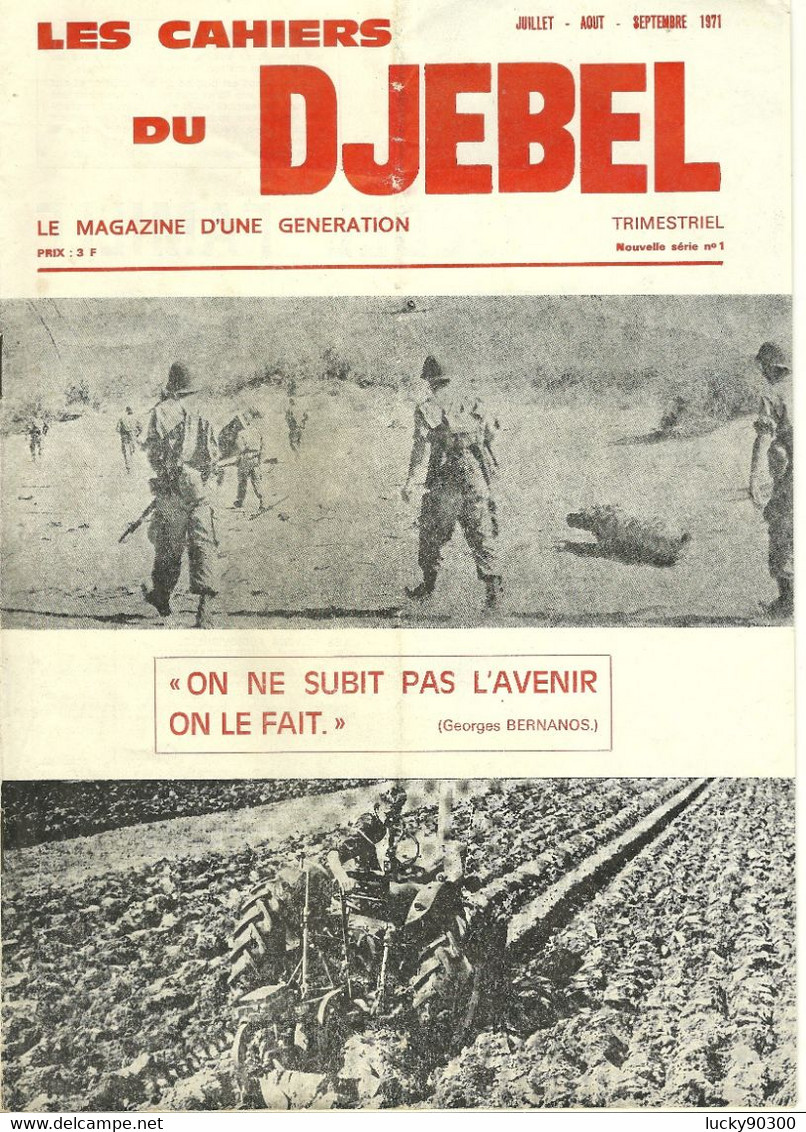 LES CAHIERS DU DJEBEL - U N C A F N -  GUERRE AFRIQUE DU NORD - ANCIENS COMBATTANTS - Sonstige & Ohne Zuordnung