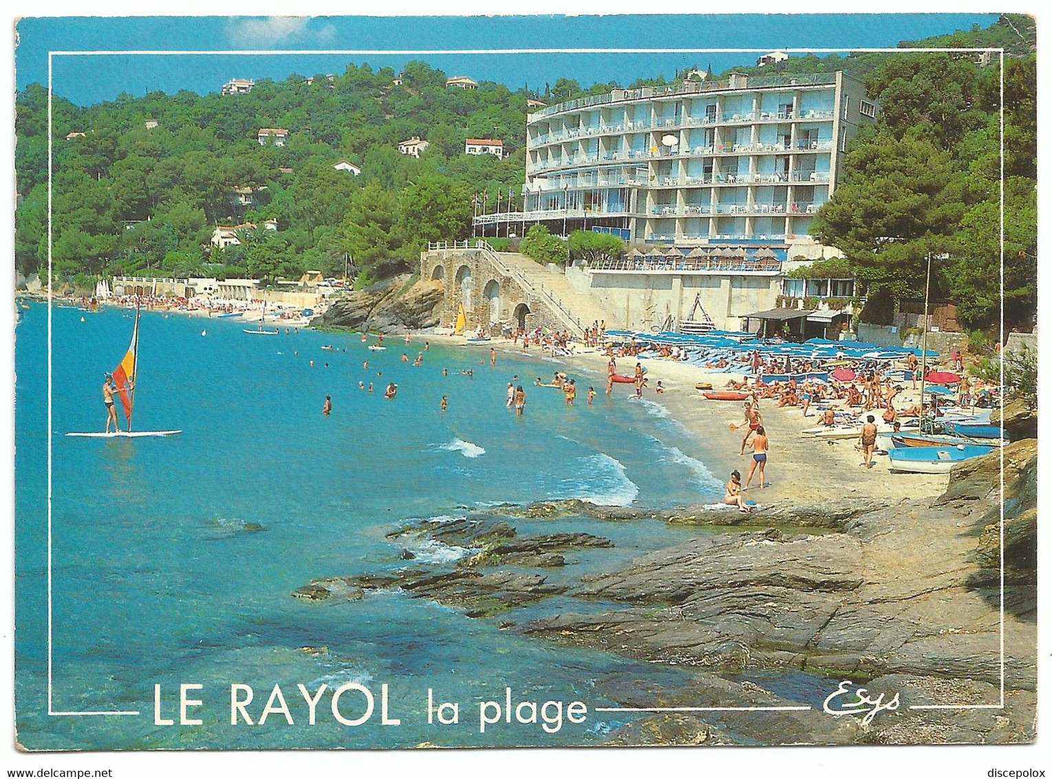 A3884  Rayol-Canadel-sur-Mer (Var) - Le Plage / Viaggiata 1987 - Rayol-Canadel-sur-Mer