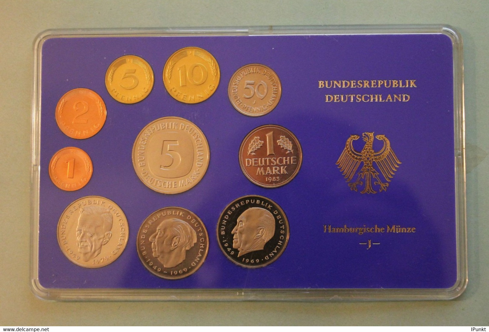 Deutschland, Kursmünzensatz Spiegelglanz (PP), 1983, J - Sets De Acuñados &  Sets De Pruebas