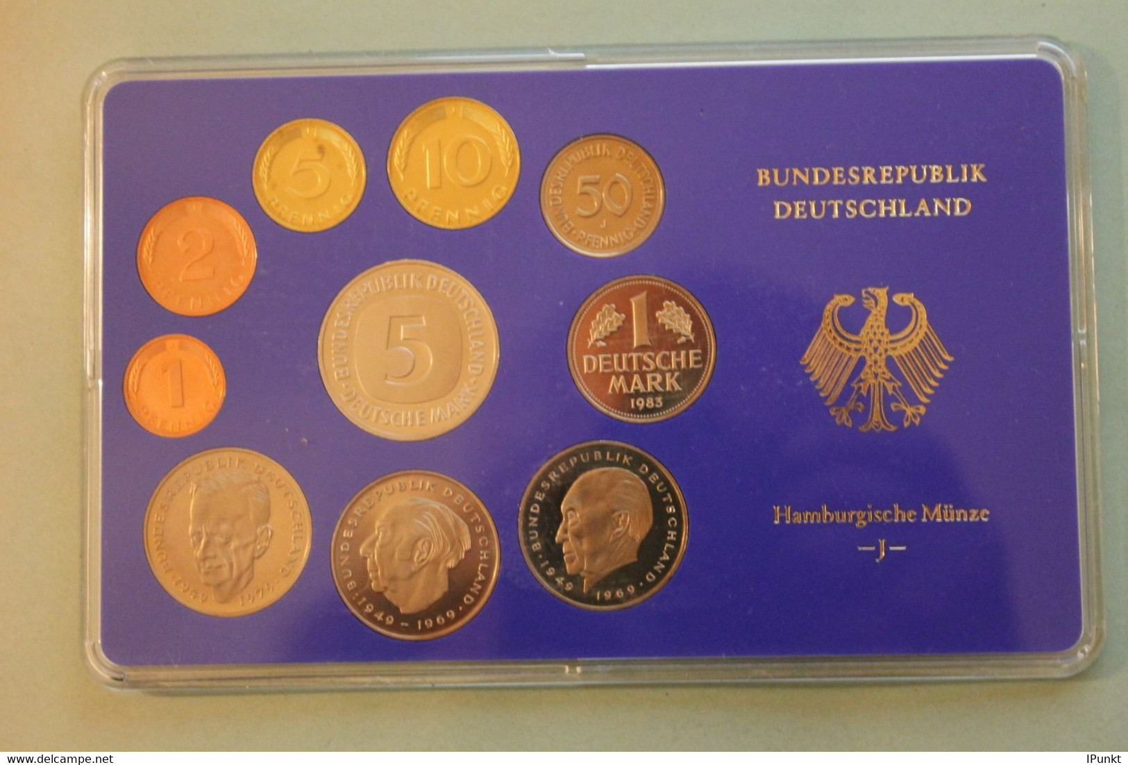 Deutschland, Kursmünzensatz Spiegelglanz (PP), 1983, J - Sets De Acuñados &  Sets De Pruebas