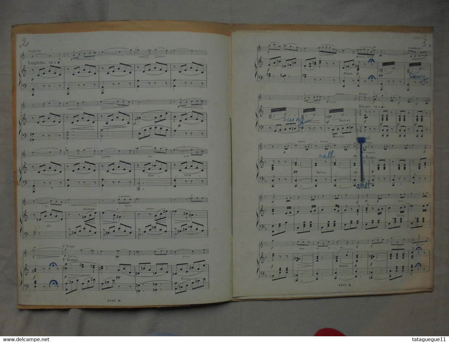 Ancien - Partition La Fille Du Régiment Fantaisie Violon Et Piano AD. Herman - Other Instruments