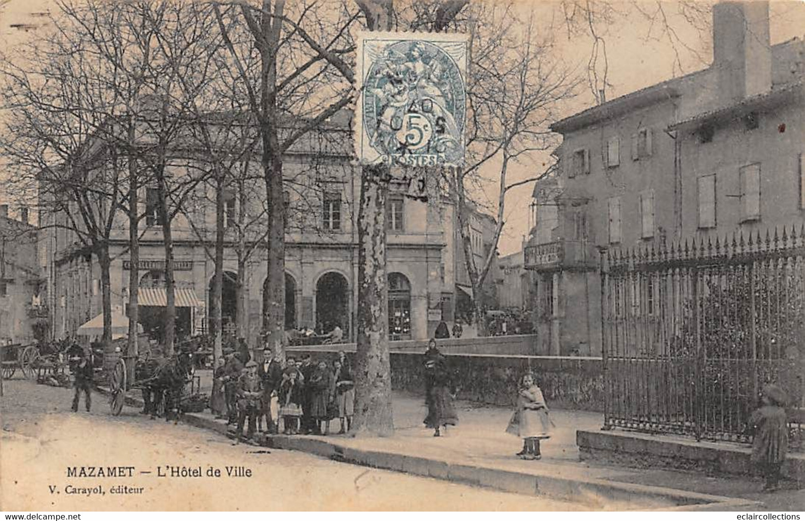 Mazamet            81        Marché Place De L'Hôtel De Ville    -  2  -    (voir Scan) - Mazamet