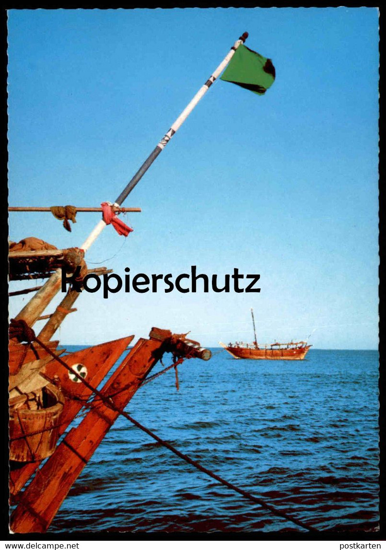 ÄLTERE POSTKARTE JEDDAH VOILIERS SAILERS SCHIFFE LA MER Schiff Ship Saudi Arabia Positionsflagge Postcard Ansichtskarte - Saudi Arabia
