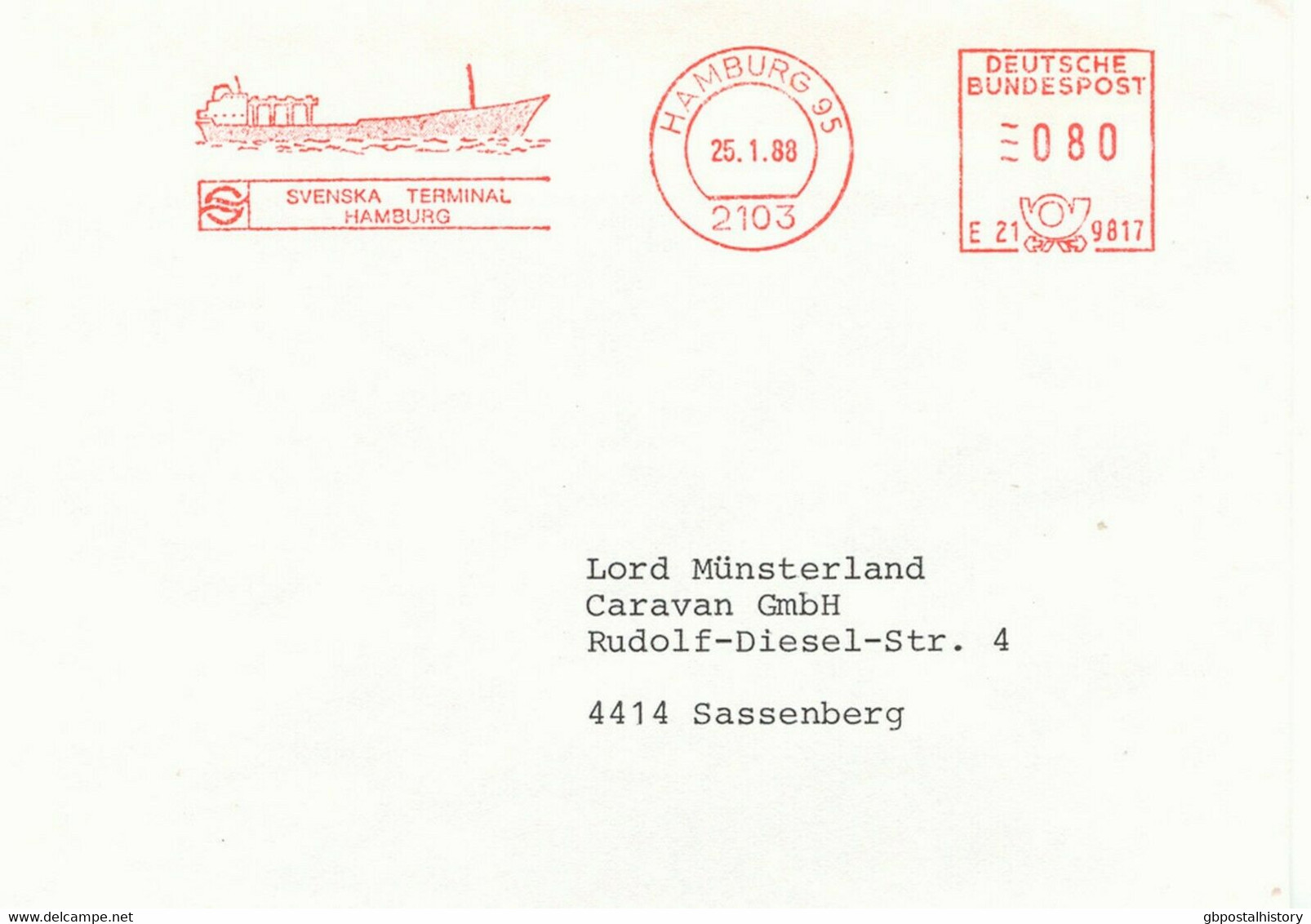 SWEDEN 1985/8 8 versch. Schiffspostbelege Kab.-Erh. / 8 different MARITIM COVERS