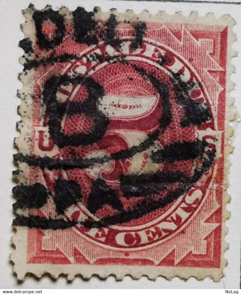 Etats-Unis_1879-91_ Y&T Timbres-taxes N°11  - Oblitéré - Strafport