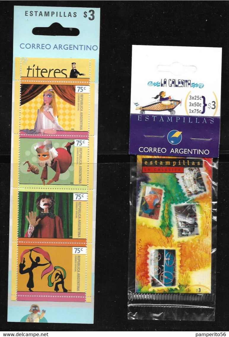 ARGENTINA - CARNETS "LA CALESITA" - "TITERES" - Booklets