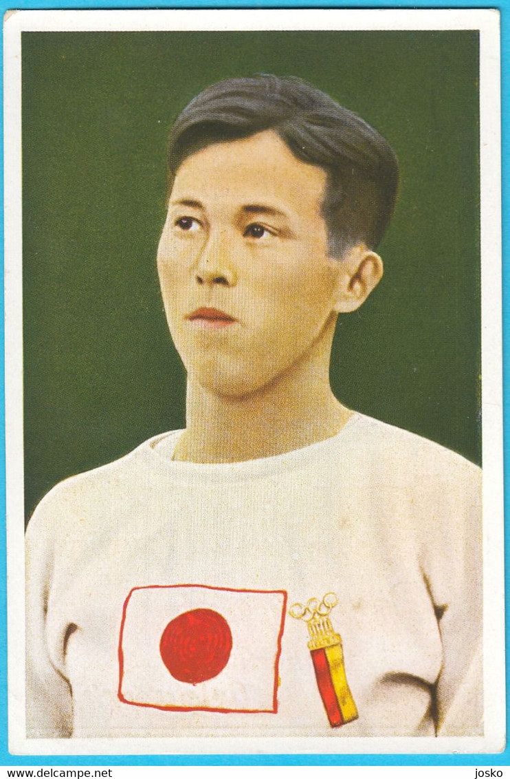 NAOTO TAJIMA (Japan) - Olympic Games 1936 Berlin * GOLD - MEN's TRIPLE JUMP * Original Old Card * Athletics Athletisme - Trading Cards