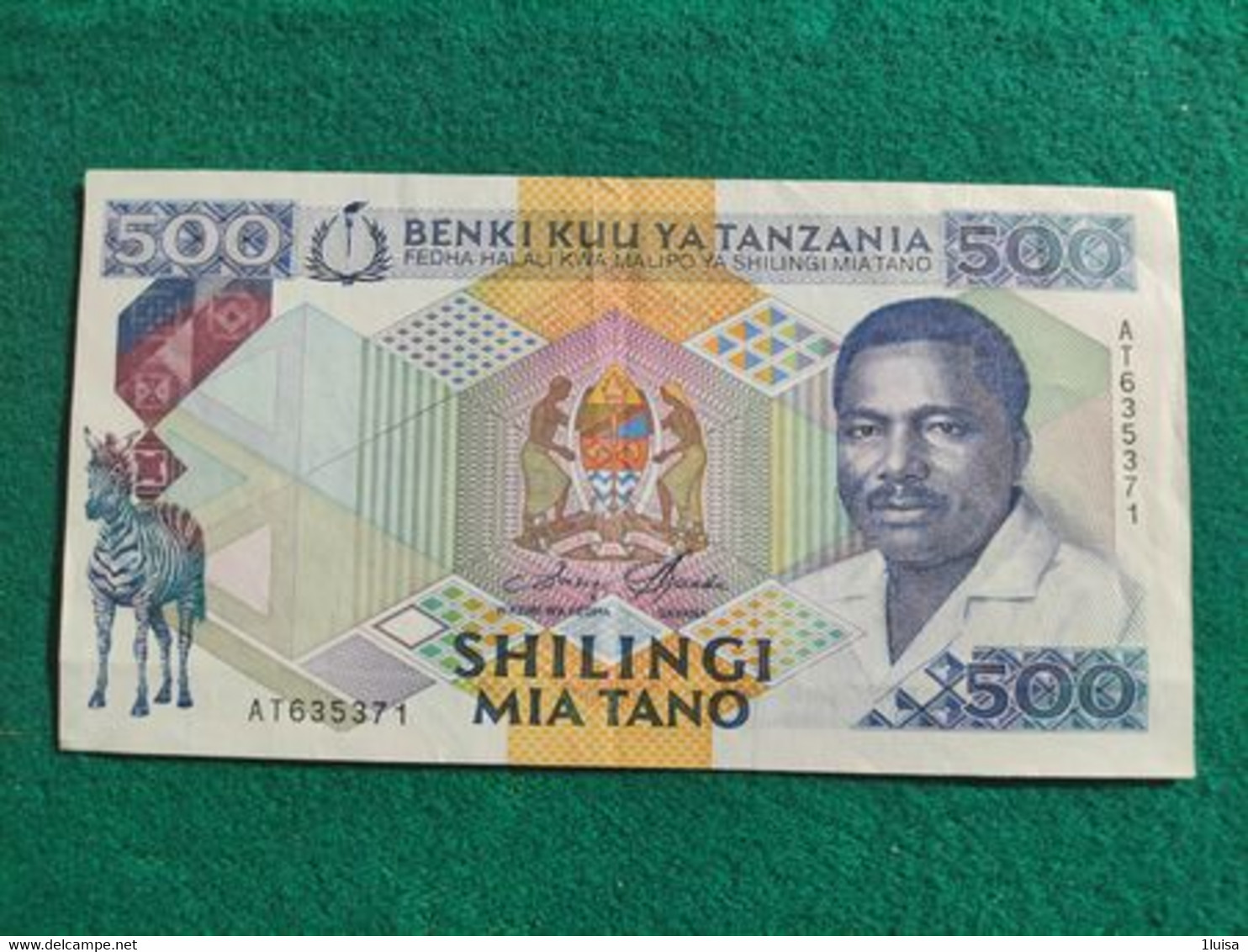 Tanzania 500 Shillings 1989 - Tanzania