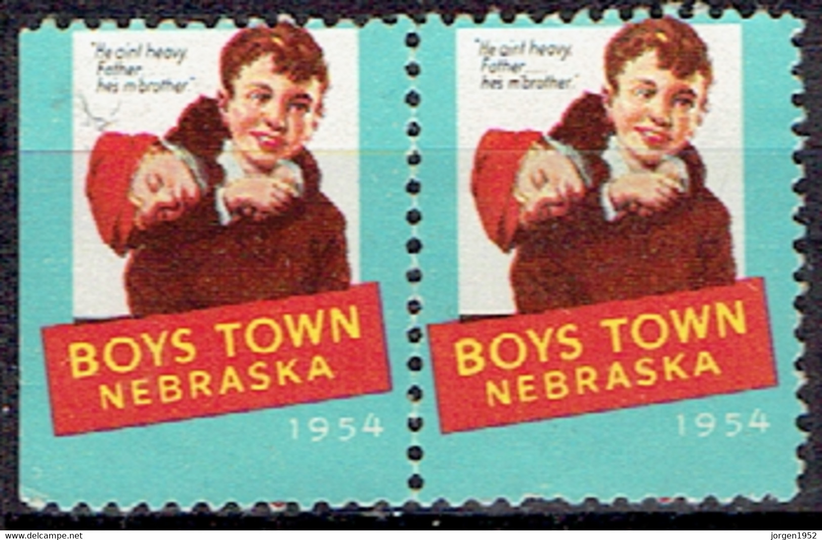 UNITED STATES # BOYS TOWN NEBRASKA 1954 - Autres & Non Classés