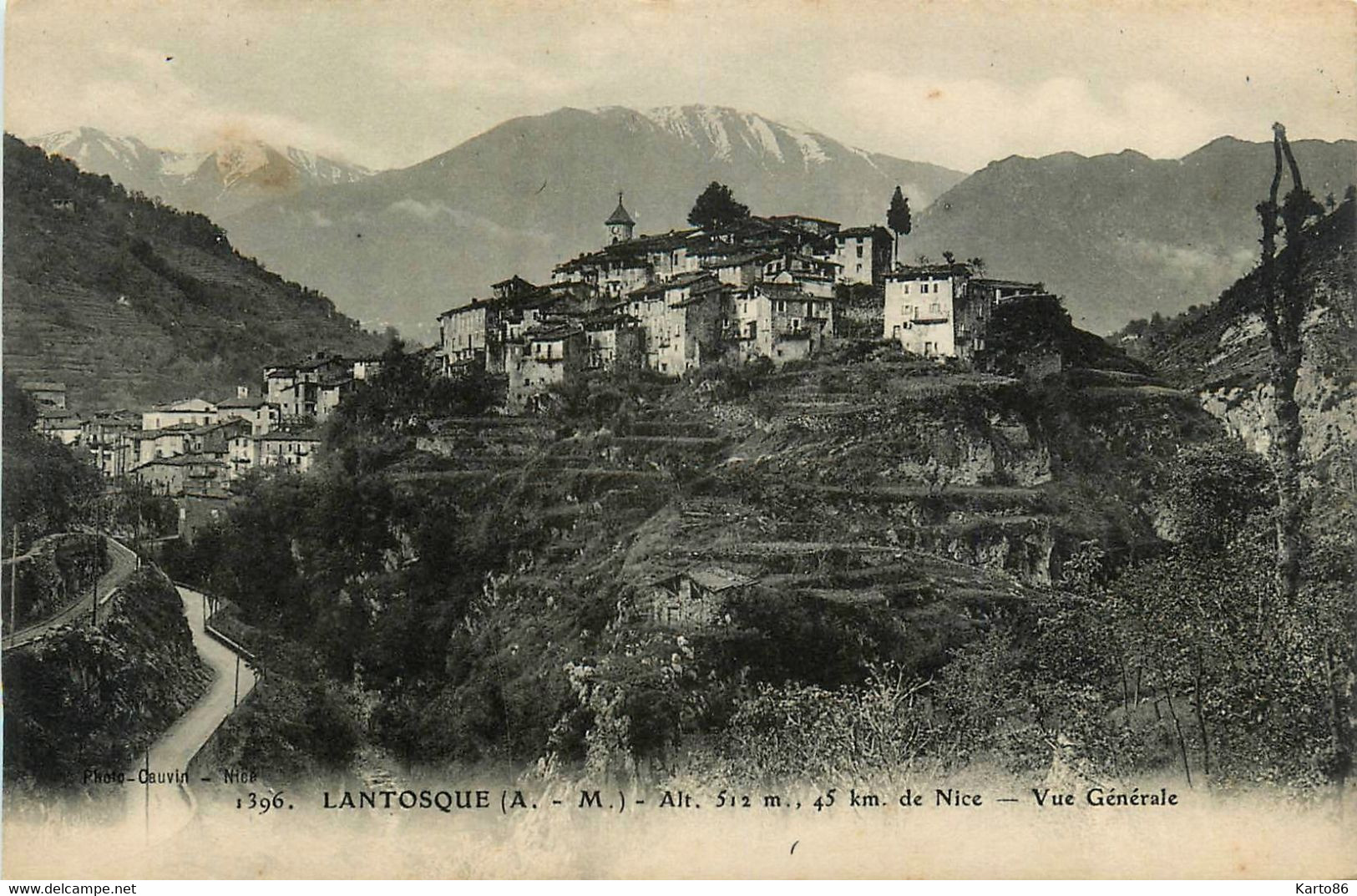 Lantosque * Vue Générale Du Village * Panorama - Lantosque