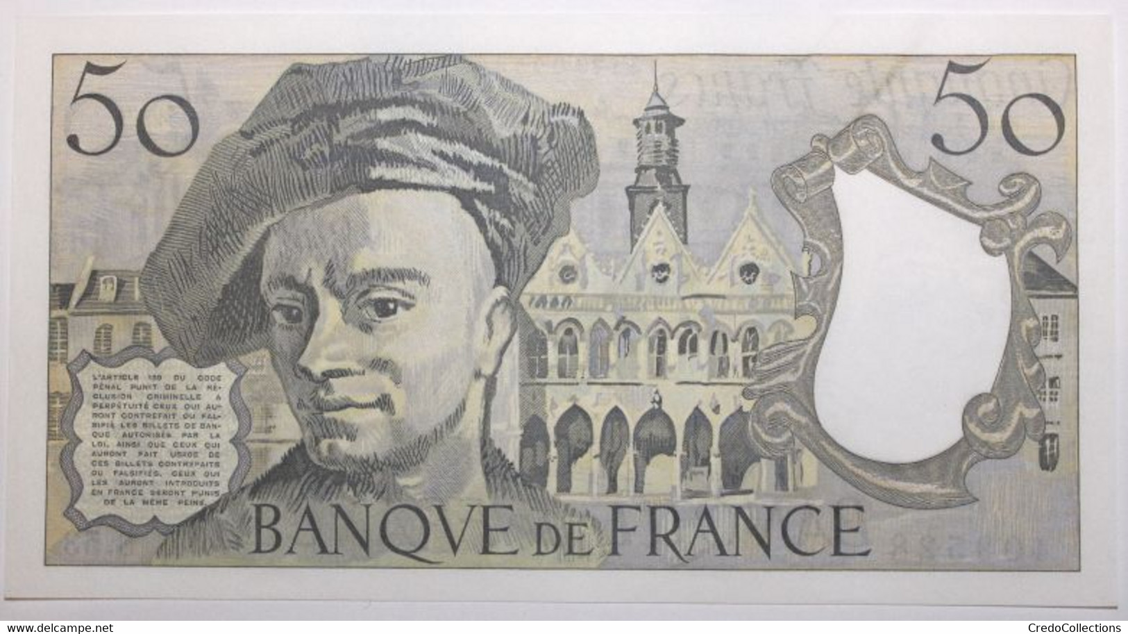 France - 50 Francs - 1988 - PICK 152d.1 / F67.14 - SPL - 50 F 1976-1992 ''Quentin De La Tour''