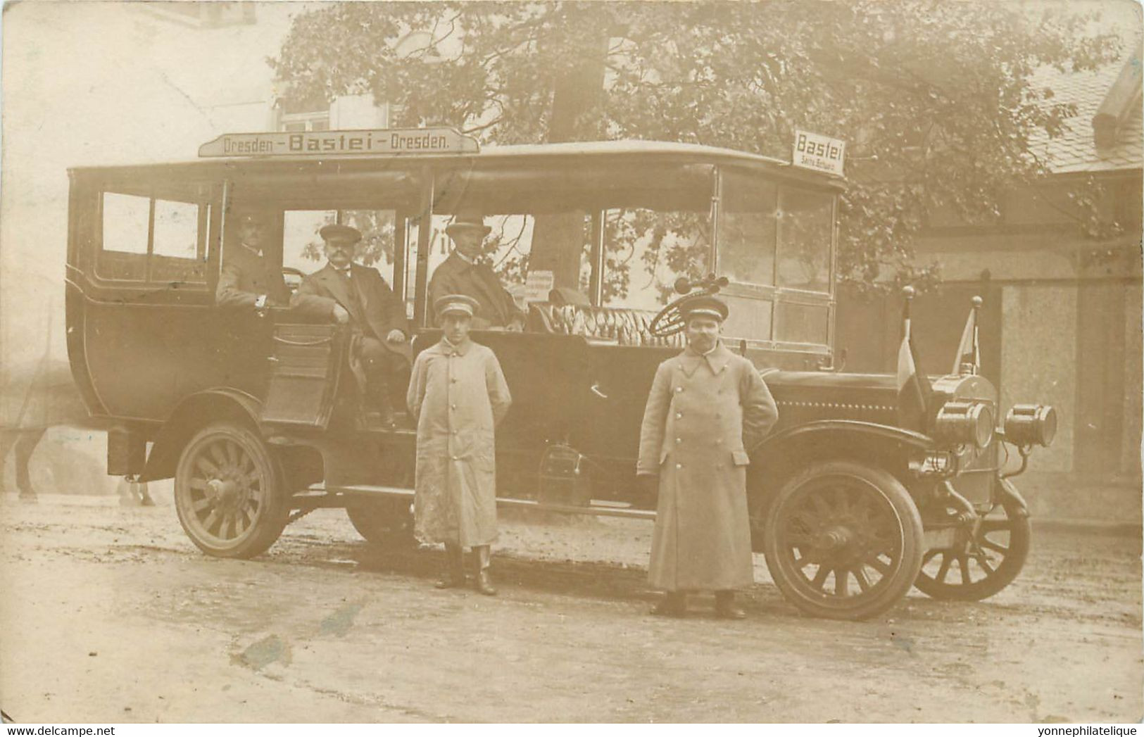 ALLEMAGNE -BASTEI - AUTOBUS  ( Alle-61) -carte Photo - Bastei (sächs. Schweiz)