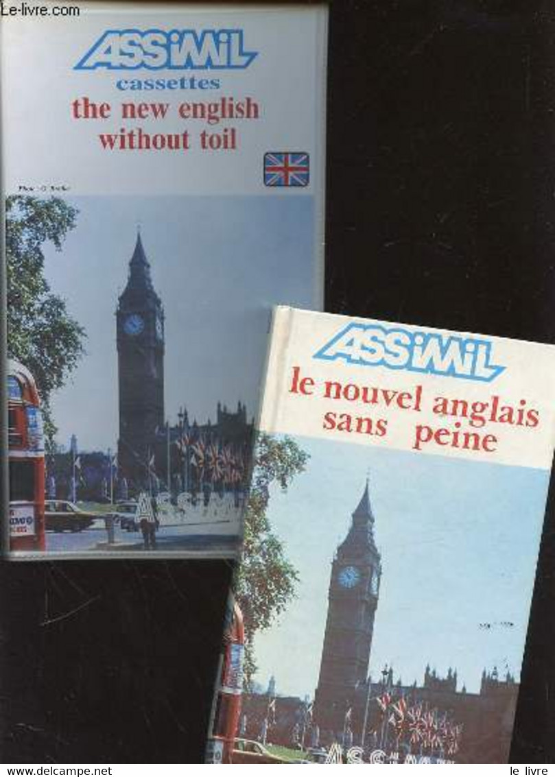 LE NOUVEL ANGLAIS SANS PEINE : LIVRE ASSIMIL + 4 CASSETTES. - COLLECTIF - 1990 - Dictionaries, Thesauri