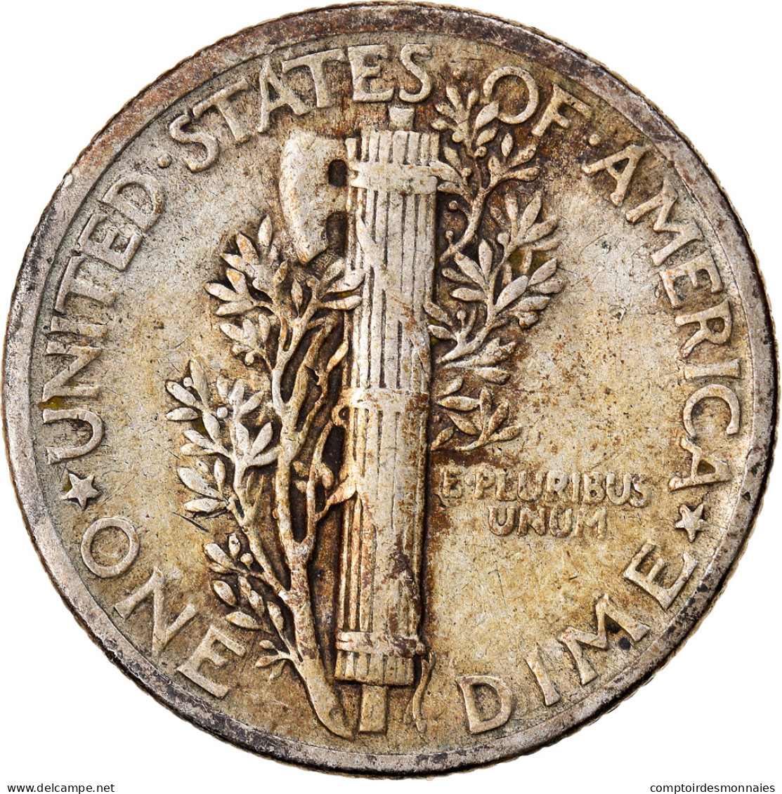 Monnaie, États-Unis, Mercury Dime, Dime, 1941, U.S. Mint, Philadelphie, TB+ - 1916-1945: Mercury (Mercure)