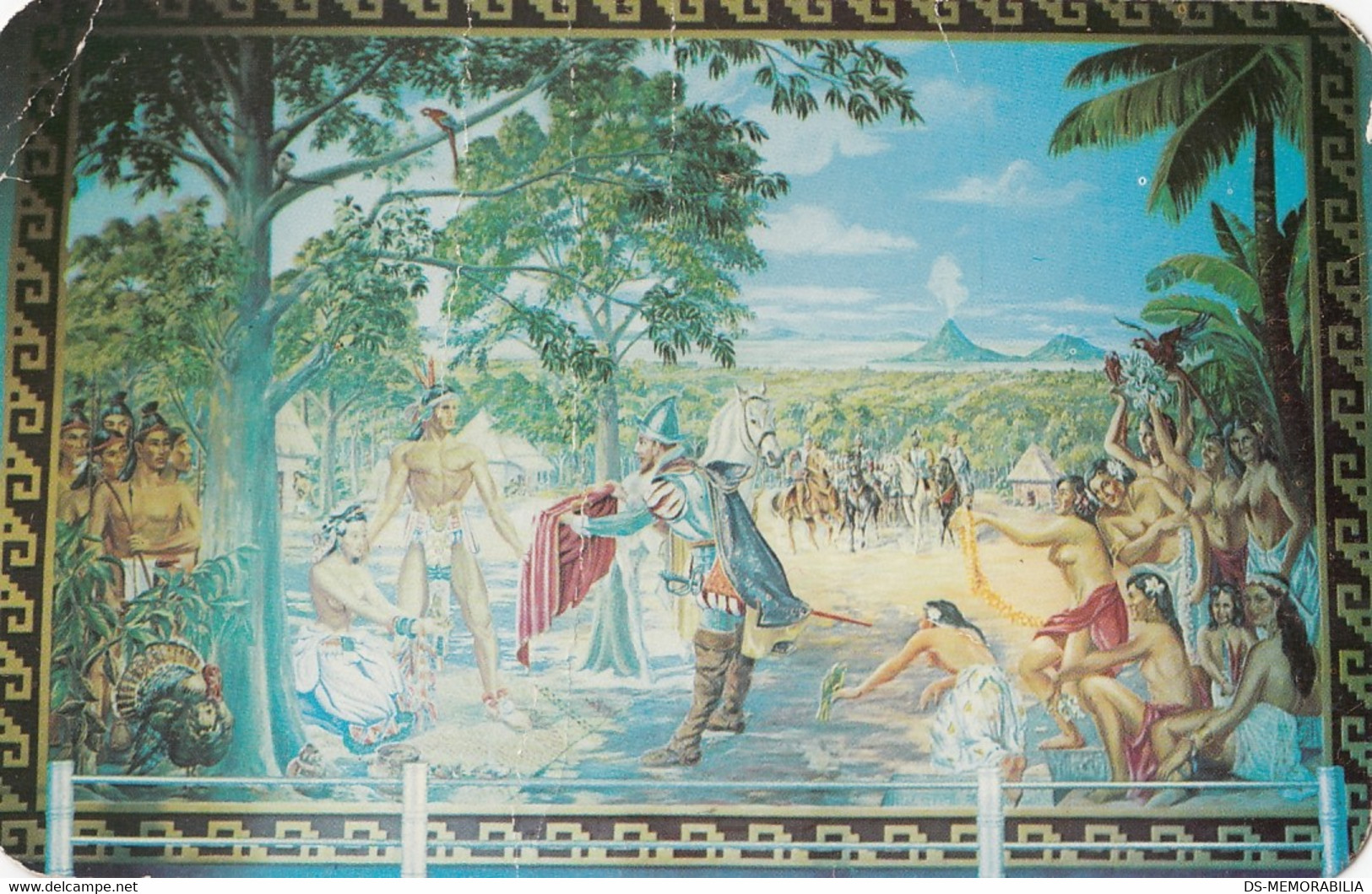Rivas Nicaragua - Cuadro Mural En El Salon Azul - Nicaragua