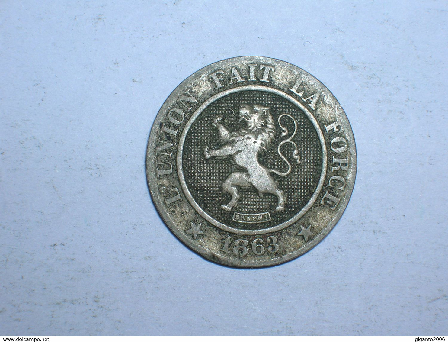 BELGICA 10 CENTIMOS 1863 (8995) - 10 Cent