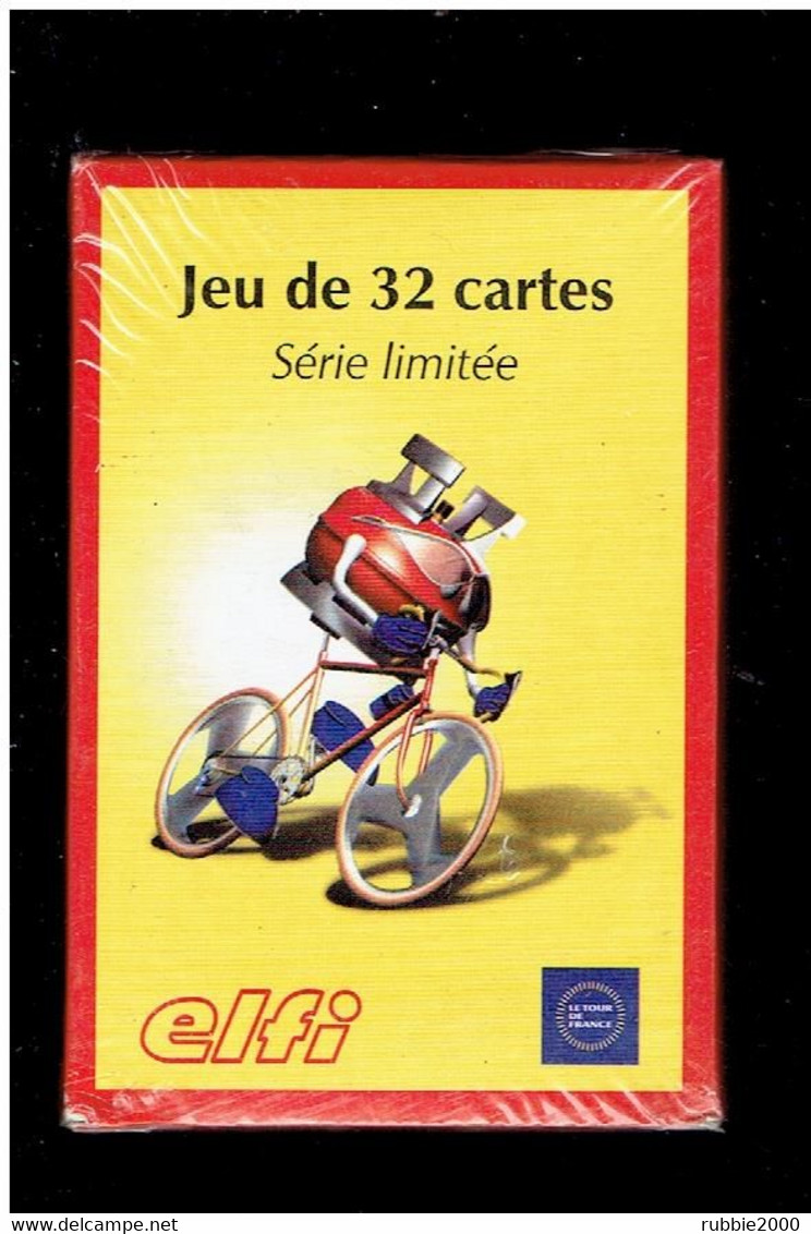 JEU 32 CARTES A JOUER PUBLICITE BOUTEILLE DE GAZ ELFI ANTARGAZ OFFRE SPECIALE LE TOUR DE FRANCE 2001 - 32 Cartes