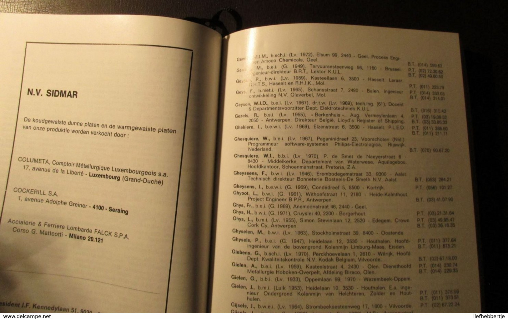 Koninklijke Vlaamse Ingenieursvereniging - Ledenlijst 1973 - Jaarboek Annuaire - Antiquariat