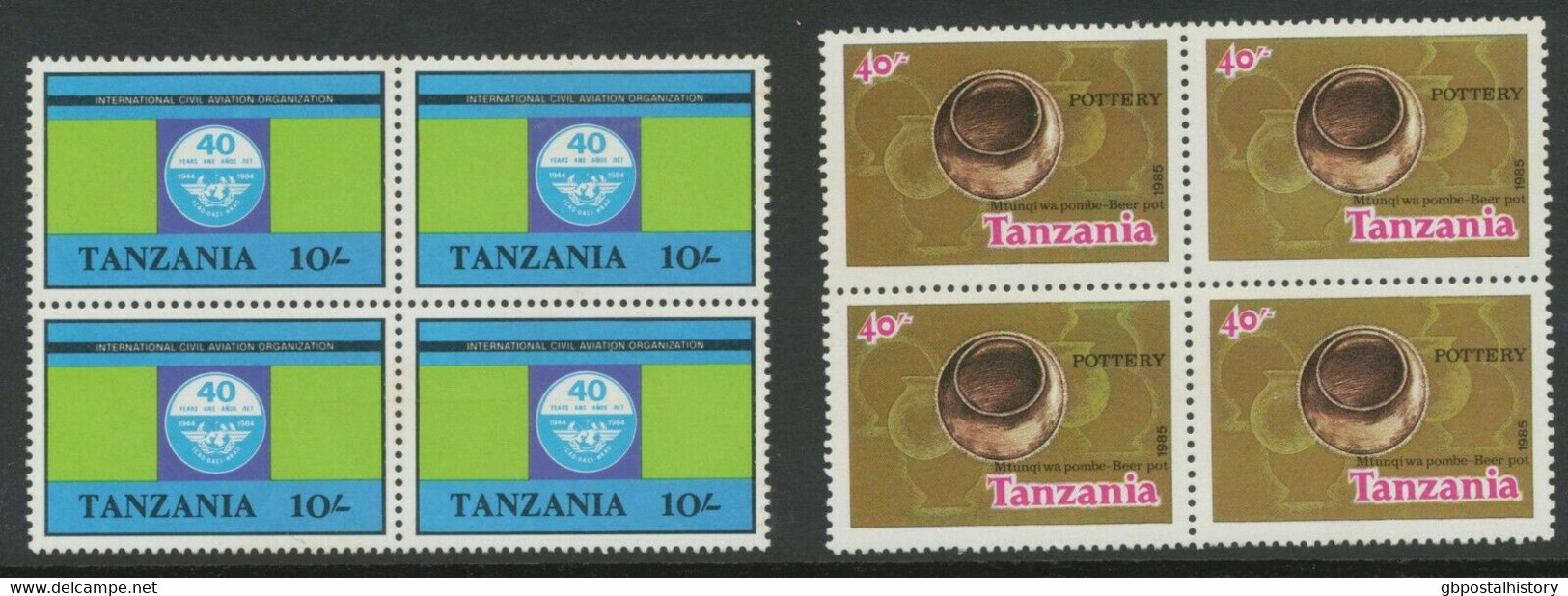 TANGANYIKA/TANZANIA 1961/87, Small Lot With Superb U/M Mint Never Hinged Sets - Tanzanie (1964-...)