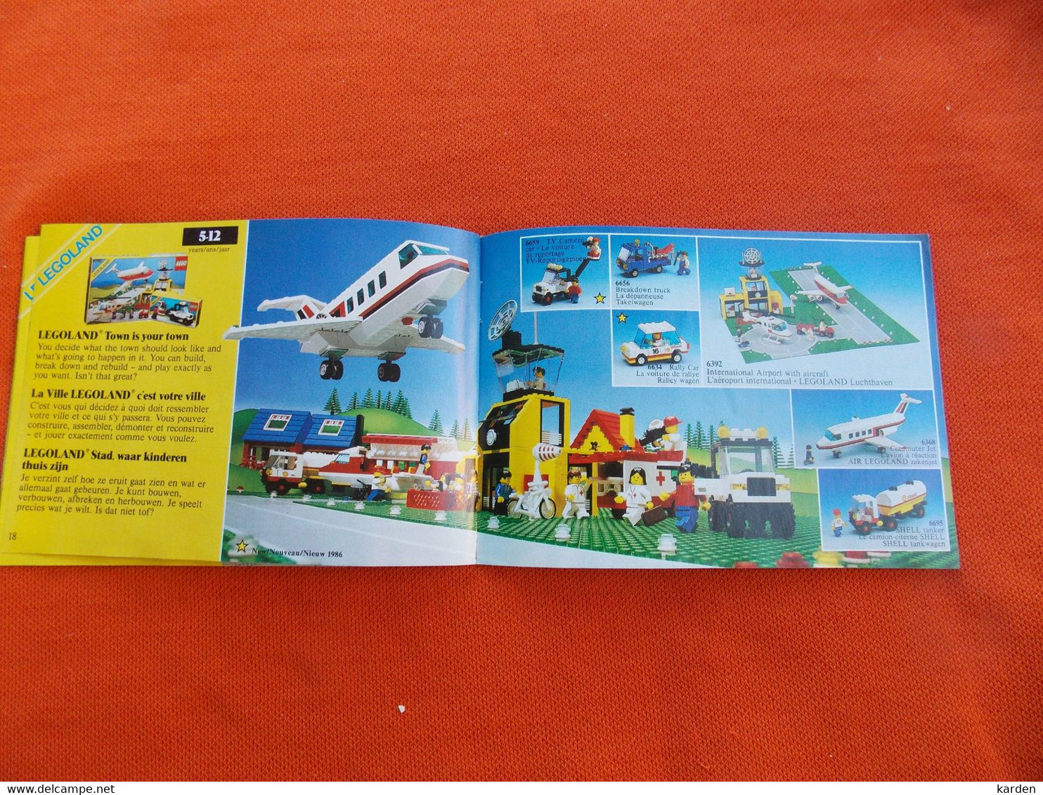 Lego catalogus  Legoland 114578 / 114678 jaren '80