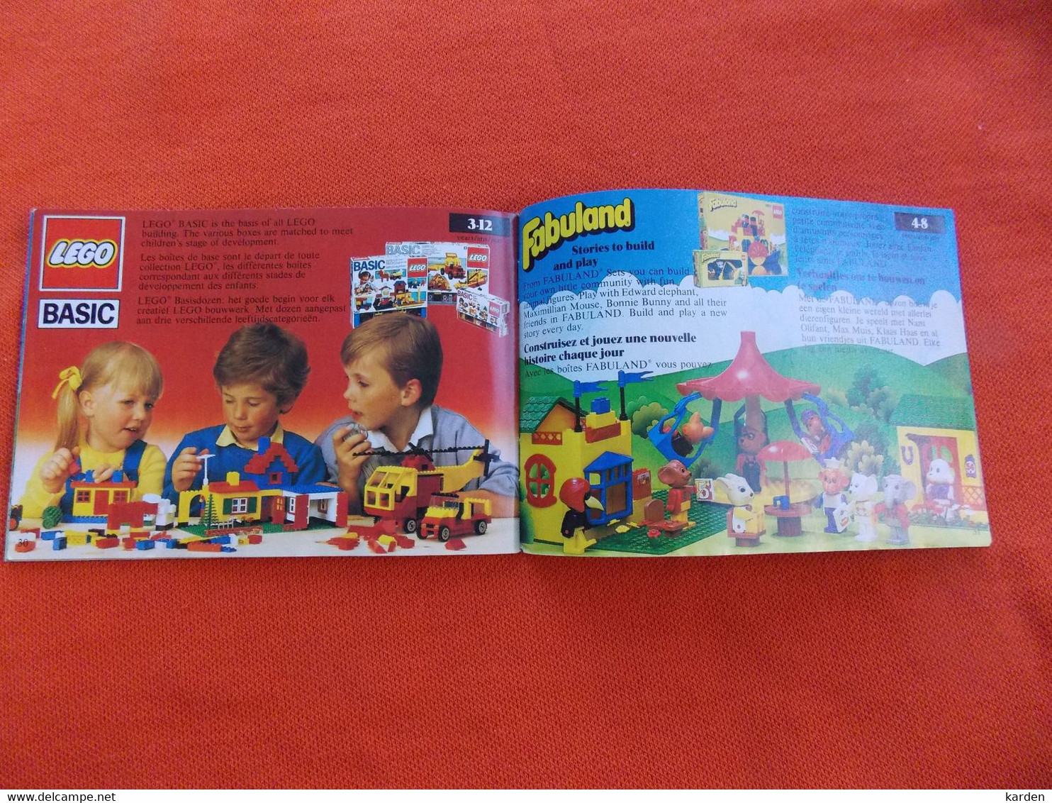 Lego catalogus  Legoland 114578 / 114678 jaren '80