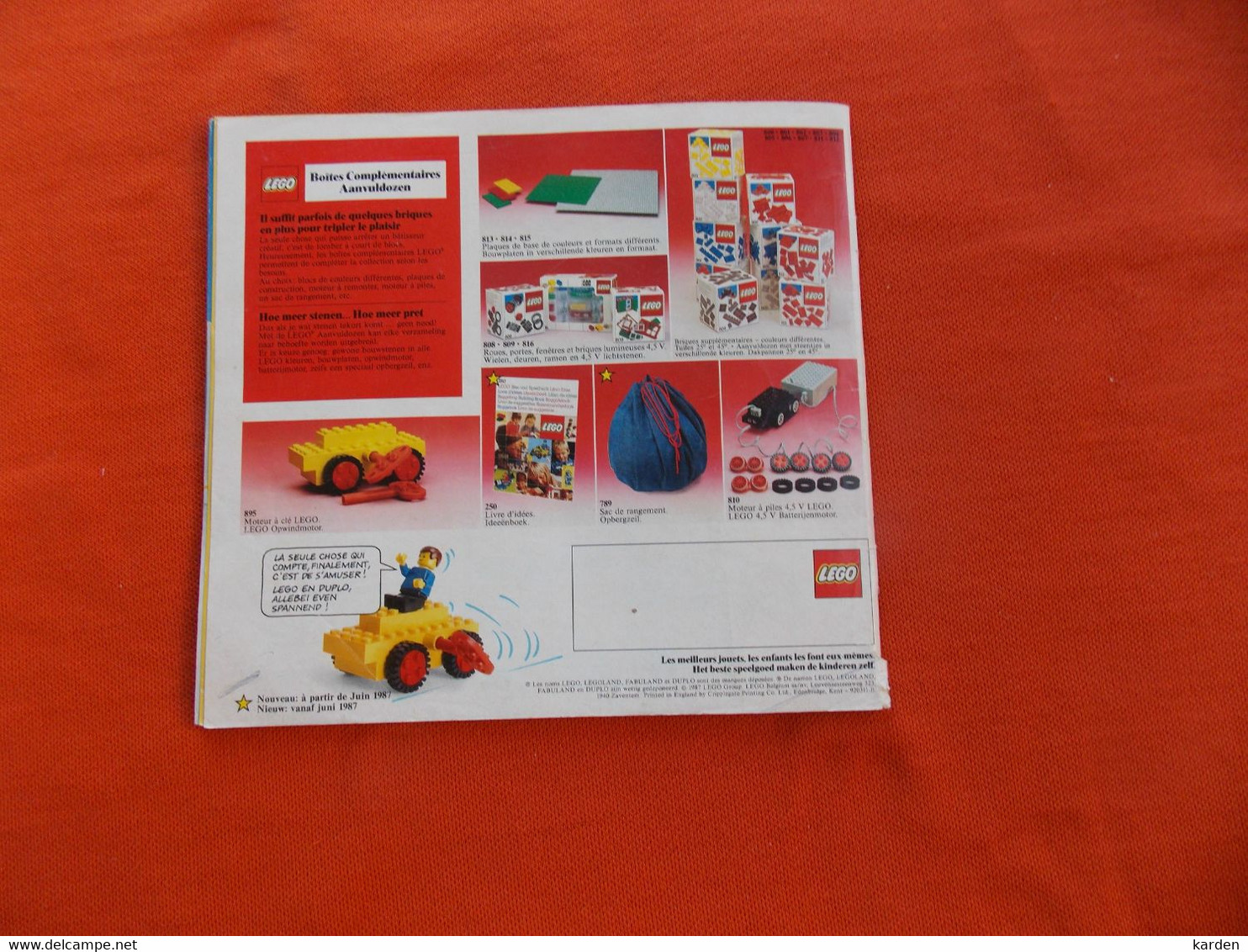 Lego catalogus Assortiment Lego & Duplo 1987