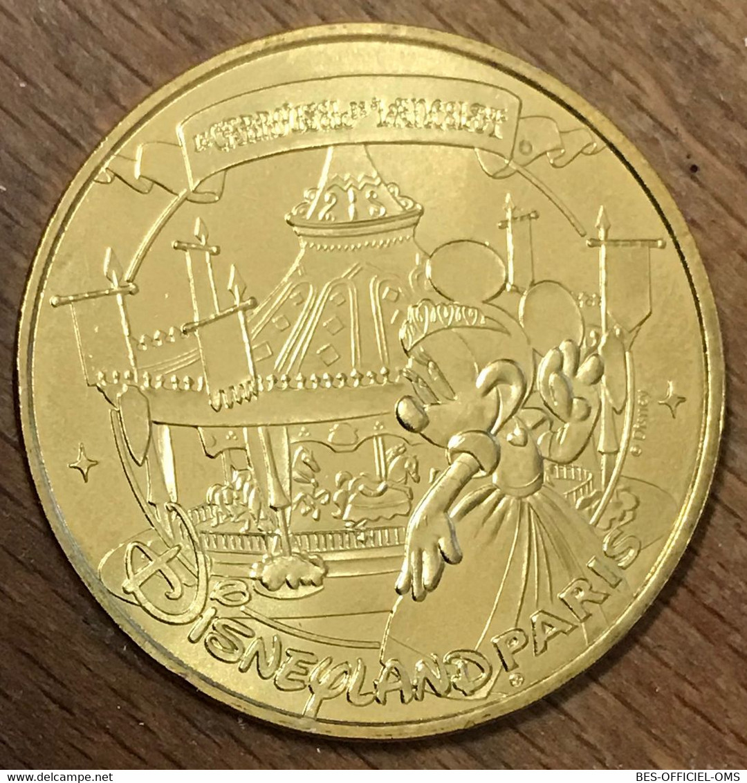 77 DISNEYLAND MINNIE LE CAROUSEL DISNEY MDP 2018 MÉDAILLE SOUVENIR MONNAIE DE PARIS JETON TOURISTIQUE MEDALS COIN TOKENS - 2018