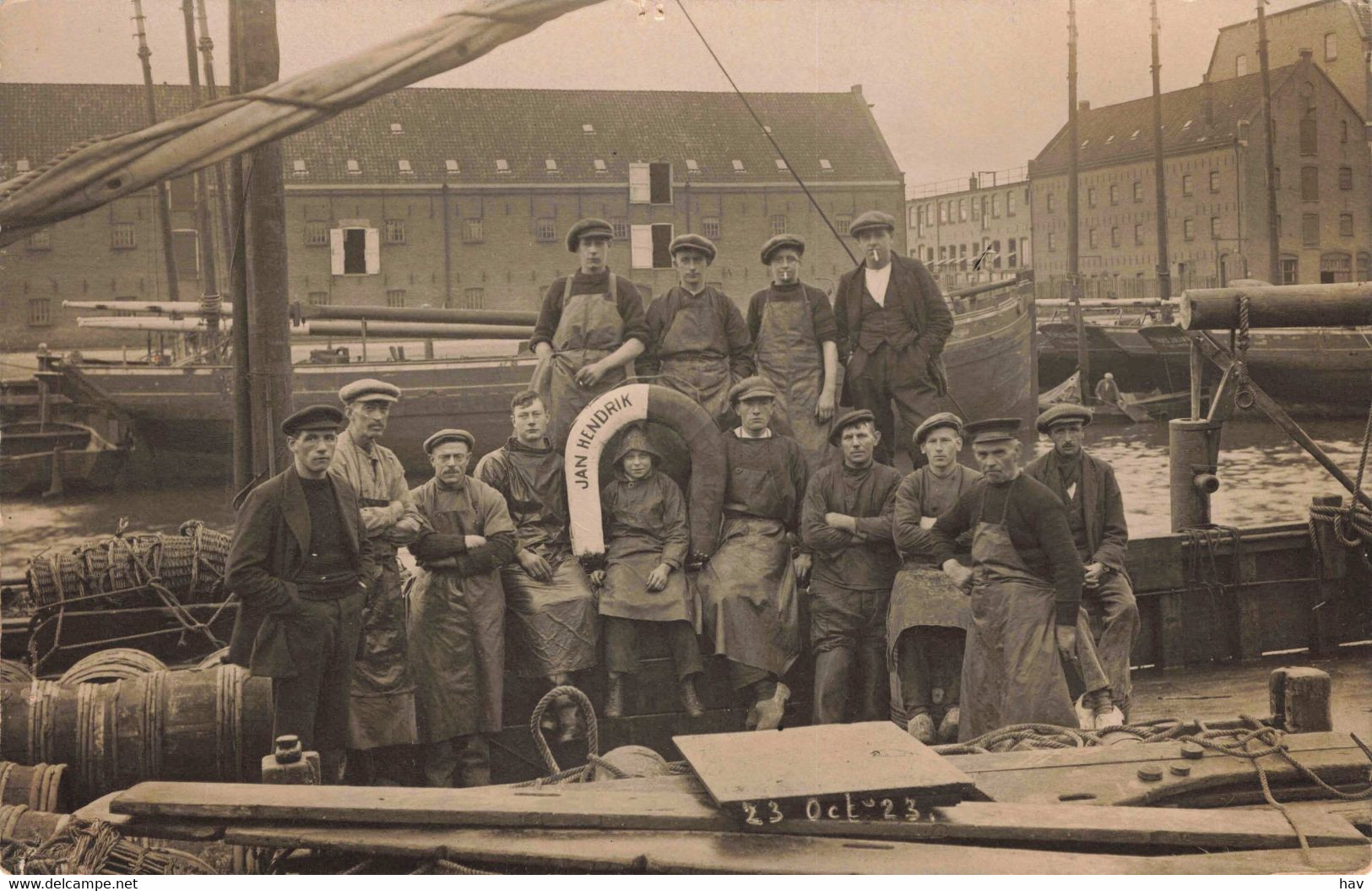 Vlaardingen Zeer Oude Fotokaart Vissers 23 Oktober 1923 272 - Vlaardingen