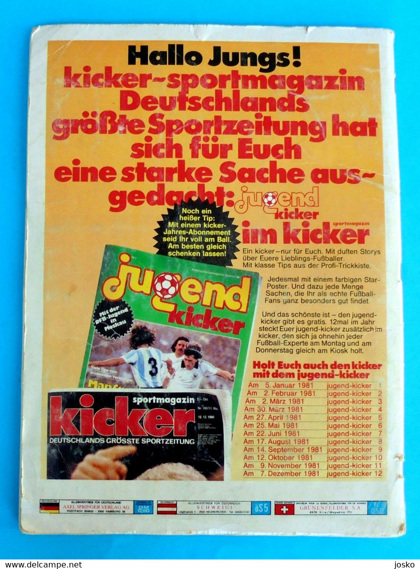 FUSSBALL 81 - Panini old German album * COMPLETE * football soccer calcio foot futbol futebol Germany Deutschland