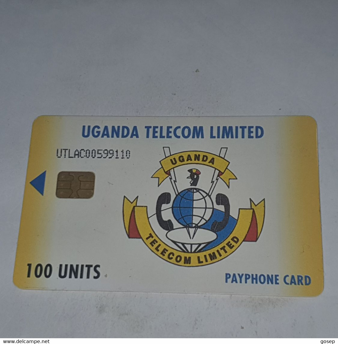 Uganda-(UGA-UT-04)Utl Logo-(26)(100units)(UTLAC00599110)(look Out Side And Chip)-used Card+1card Prepiad/gift Free - Uganda